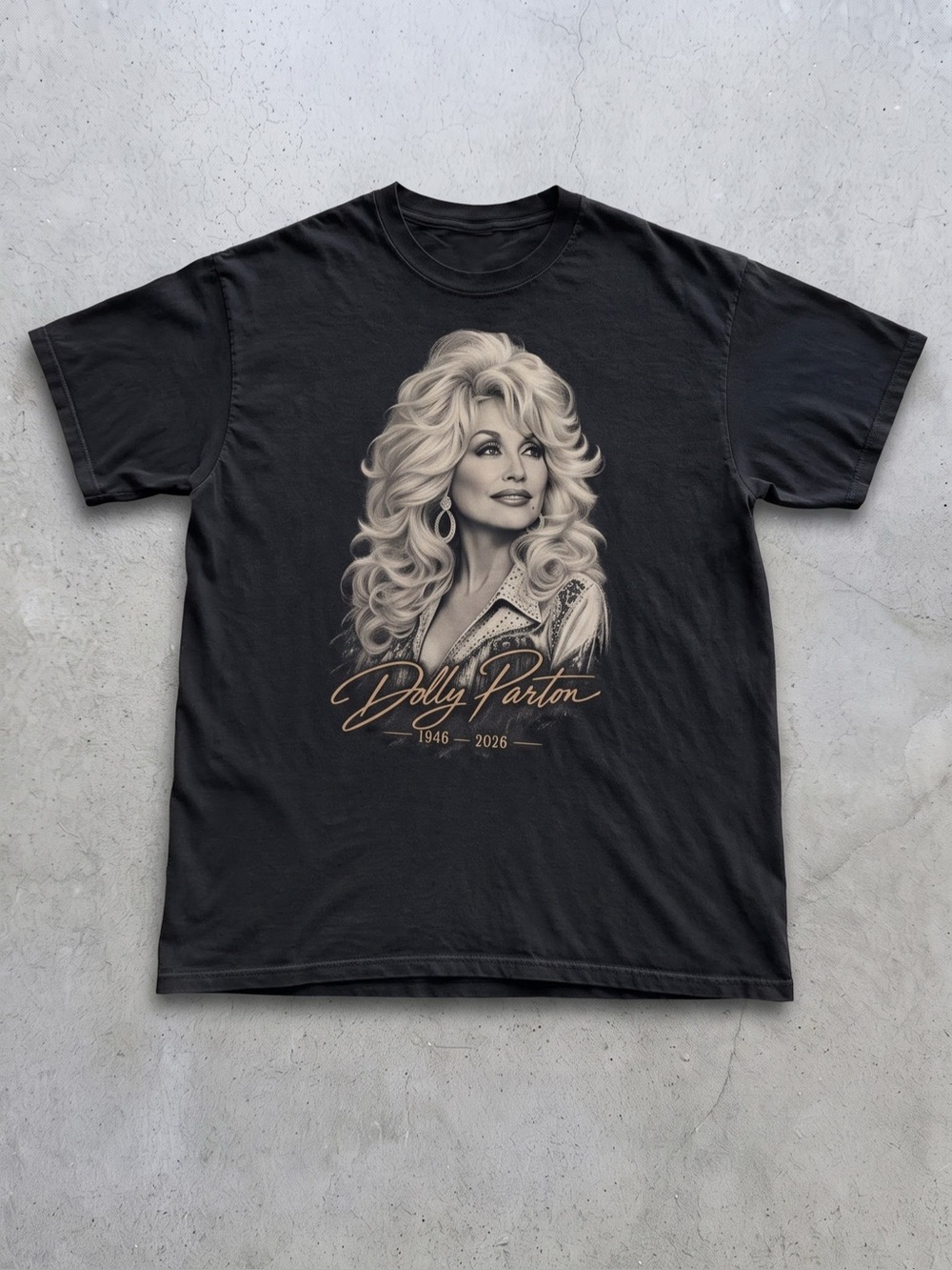 Dolly Parton Retro 80s Country Music
T-shirt, Rip To This Queen